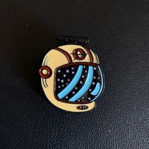 Melting Astronaut Pin